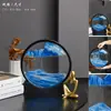 Pintura de Arena Fluyente Reloj de Arena Adorno Artístico Gabinete de Vino Gabinete de TV Decoración de Entrada de Sala de Estar Regalo de Cumpleaños Regalo de Qixi para Niñas