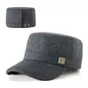 Gorro de Lana Cálido de Otoño e Invierno para Hombre, Gorro de Copa Plana, Circunferencia de Cabeza Grande, Sombrero de Sol Adelgazante, Versátil Gorro de Lana de Equitación