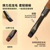 Caneta para unhas pincel quadrado curto caneta de cola de base sândalo pincel japonês de cerdas curtas caneta de fototerapia ferramentas especiais para salão de unhas
