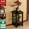Estantería de Flores China Antigua para Sala de Estar Estantería de Almacenamiento Balcón Bambú Multicapa de Pie Mesa para Flores Casera Estante para Macetas de Potos