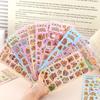 Sticker de Capibara Goka Alto Valor de Color Láser Sticker de Cuenta de Mano Sticker de Capibara de Dibujos Animados Sticker Decorativo DIY para Niños