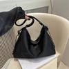 Bolso de mano para mujer, de gran capacidad, estilo nuevo 2024, bolso bandolera de hombro de tres usos, bolso de tela texturizada, mochila