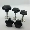Tornillo de Cabeza Hexagonal Torx con Adhesivo, Tornillo de Ajuste con Mango de Cinco Estrellas, Mango de Estrella de Plástico con Tornillo de Placa de Presión
