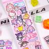 En stock Pegatina de Tarjeta Láser Goo Calcomanía de Dibujos Animados para Niños Calcomanía de Bono Creativa para Manualidades Goo Chuck Bolsa de Materiales para Diario Calcomanía