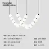 Lámpara de Araña Larga para Villa Loft Lujo Nórdico Creativo Luz para Escaleras Moderna Simple Luz LED Foco para Sala de Estar