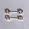 Venta directa de fábrica comercio exterior gatito uñas de leche acero inoxidable multicolor anillo de leche transfronterizo caliente nuevo joyería para perforaciones