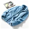 [Veludo Coral Dupla Face de 7 Cores] Moletom com Zíper Cardigan Acolchoado e Espessado para Mulheres 2026 Outono e Inverno Nova Jaqueta para Exterior