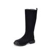[Precio Promocional 280] Botas Largas de Piel Mate para Mujer, Botas Altas con Cremallera Lateral Otoño e Invierno, Botas Ajustadas