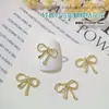 Acessórios de Unha Artística de Laço de Liga Metálica Decorações de Unha de Borboleta com Asa de Metal Líquido Laço