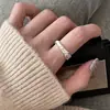 Anillo Vintage de Plata de Ley 925 Resistente para Mujer, Nicho de Lujo Ligero con un Toque de Alta Gama, No se Desvanece, Joyería de Plata Versátil Estilo Ins