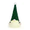 Nuevas Decoraciones Navideñas Muñeco de Hombre del Bosque de Piernas Largas Tejido con Luz LED Anciano sin Rostro Adorno Colgante para Árbol de Navidad