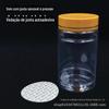 Garrafa Plástica de 300ml, Garrafa de Boca Larga, Garrafa para Pó, Garrafa Pet para Água Sólida, Garrafa Reutilizável de 300g, Grande Capacidade, Diâmetro Grande