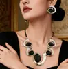 Collar de Caracol Vintage Transfronterizo, Encanto Exquisito y Lujoso, Joyería Europea y Americana para Mujer, Collares Exagerados de Personalidad Más Vendidos al por Mayor