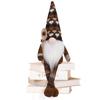 Festival de café transfronteiriço novo boneco sem rosto tricotado com colher de sopa perna pendurada boneco Rudolf ornamentos de decoração para casa