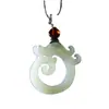 Ventas Directas de Fábrica Jade Natural Cerdo Dragón de Jade Colgante Colgante de Jade Antiguo Colgante de Jade Retro Joyería de Jade al por Mayor