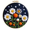 Ins Venta Caliente Halloween Fantasma Calabaza Decoración de Fieltro Colgante para Niños Dibujos Animados Poke Fieltro de Lana Agujado Bordado a Mano Poke