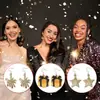 Pendientes de Año Nuevo Plateados, Decoraciones para Fiesta de Fin de Año, Accesorios para Fotos, Pendientes Colgantes de Fuegos Artificiales Estrella, Pendientes Sencillos Festivos