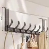 Gancho para Cabideiro Atrás da Porta do Quarto, Cabideiro de Parede sem Furos, Gancho de Porta de Entrada para Pendurar Roupas e Bolsas