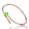 Pulseira de Unha Estilo Europeu e Americano para Mulheres, Pulseira Ajustável de Aço Titânio, Simples e Versátil, Pulseira Aberta Fashion e Elegante