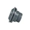 Válvula de bola de unión simple de PVC de plástico de unión simple de PVC con rosca interna y externa conector de válvula de bola de doble unión industrial de rosca interna y externa
