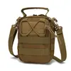 Bolsa de Ombro Leve para Montanhismo e Ciclismo com Camuflagem Militar para Uso Externo, Bolsa Mensageiro, Bolsa de Armazenamento Digital, Pequena Bolsa de Pendurar à Prova d'Água