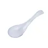 Cucharas desechables, empaquetadas individualmente, grado alimenticio, cucharas soperas de plástico engrosado, cucharas comerciales para llevar, cucharas de postre