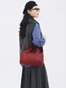 Bolso Tejido Elegante de Gran Capacidad para Mujer, Bolso de Mano Versátil Retro de Alta Gama para el Trabajo y los Viajes Diarios, Bolso Cruzado de un Solo Hombro