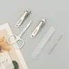 Conjunto de 5 peças de cortadores de unha transfronteiriço, conjunto de beleza para casa, conjunto de ferramentas de manicure, conjunto de cortadores de unha para presente
