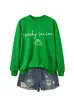 Sudadera de calabaza simple y cómoda versátil para mujer de temporada espeluznante de la tienda independiente Amazon para exportación