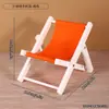 Nuevo Soporte para Teléfono Móvil Objetos Lindos Plegable de Playa Silla Pequeña Soporte para Teléfono Móvil Soporte para Transmisión en Vivo Adornos de Escritorio