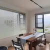 Nueva Mesa de Comedor y Escritorio Combinados Mobien de Madera Maciza Estilo Chino para Uso Doméstico, Estilo Madera Natural, Color Nogal Nórdico, Largo