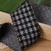Cinta de Cuadros de un Solo Lado para Lazos Hechos a Mano de Bricolaje, Accesorios para el Cabello, Pinzas para el Cabello, Decoraciones para Zapatos y Calcetines, Accesorios para Ropa y Materiales de Cinta