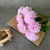 Flor de simulación 3D 7 cabezas crisantemo espinoso arreglo de auditorio de boda fondo ins flor suave mesa venta al por mayor transfronterizo