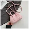 Bolso Cubo para Mujer 2025 Nueva Moda de Verano Versátil Bolso Cruzado de Moda de Gama Alta Simple Portátil Bolso Cubo