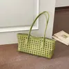 Bolso de Mano Tejido Hueco para Mujer 2026 Nueva Moda Bolso Madre e Hijo Bolso de Hombro para Viajes Diarios y Salidas Bolso de Axila