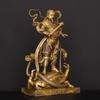 Estatua de Bronce del Emperador Zhentu para Sala de Estar, Altar del Hogar, Empresa o como Deidad Ancestral