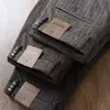 Calça Casual Masculina de Lã Importada de Alta Qualidade Outono e Inverno Grossa Amiga da Pele Confortável Lixada Reta Calça Social para Homens