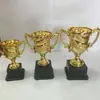 Trofeo Dorado de Plástico para Estudiantes de Primaria y Secundaria Jardín de Infancia Descubierto Trofeo de Plástico Galvanizado Decoración Premio de Aprendizaje