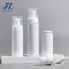 Botella de Plástico Embotellado de Prueba 30ml Espuma Blanca 50ml Botella de Espuma con Forma Especial Botella de Presión Envase de Empaque Cosmético