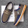 2026 Sapatos de Pano Old Beijing de Tamanho Grande para Homens, Sapatos de Trabalho Versáteis, Tênis Casuais, Sapatos Masculinos Estilo Coreano, Sapatos Casuais Modernos com Cadarço