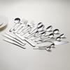 Juego de Cubiertos de Acero Inoxidable 1010 para Filete, Incluye Cuchillo, Tenedor, Cuchara, Cucharita de Café, Cuchara Sopera y Juego de Cuchillo y Tenedor para Filete