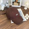 Gorra de Béisbol Bordada con Letras Nuevas de Primavera 2025 para Mujer Versión Coreana Versátil Circunferencia de Cabeza Grande Parte Superior Suave Visera de Pato Sombrero Casual