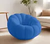 Sillón Sofá Perezoso de Calabaza, Sillón Reclinable de Algodón Comprimido al Vacío Sofá de Ocio con Reposapiés