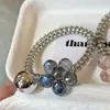 Ins Jelly Sakura Fresco Anillo para el Cabello de Hilo Telefónico Cuerda Dulce Suave Germinante Cuerda para el Cabello Sin Marca de Niña Accesorios para el Cabello de Primavera para Mujeres