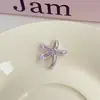 Acrílico Transparente Joyería Colorida Estrella de Mar UV Estrella de Cinco Puntas Cuentas Hecho a Mano DIY Cadena para Teléfono Móvil Accesorios de Collar