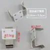 Fivela de plástico de nylon e metal para saia de mesa Clipe de saia de mesa Fivela de espinho e lã Acessórios para saia de mesa Clipe de circunferência da mesa Clipe de saia de mesa com Velcro