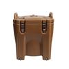Barril aislado comercial de 30L forro de acero inoxidable 304 cubo para sopa de arroz puesto de cantina barril redondo de doble uso frío y caliente
