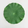 Hoja de loto flotante decoración de agua estanque hoja loto falso nenúfar para Buda pecera paisajismo planta hoja verde