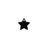 Venta al por mayor de fábrica de acero inoxidable con forma de estrella, colgante con letras DIY para perro, gato, mascota, tarjeta de identificación antipérdida