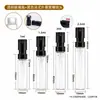 Botella de Spray de Mini Perfume Estilo Francés de 2 ml en Stock, Botella de Muestra de Vidrio para Perfume y Cosméticos de 1.5 ml